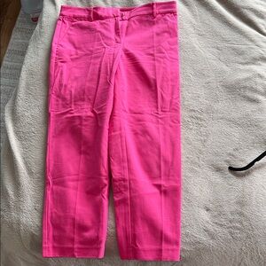LOFT Pink Ankle Trousers
